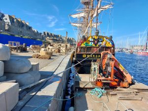 Assistance et travaux maritimes pour un tournage à Saint-Malo et Cancale